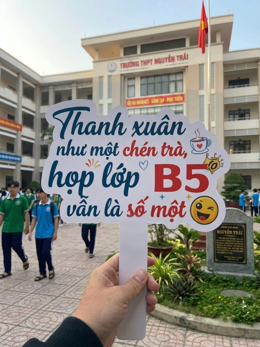 Thanh xuân như một chén trà, họp lớp B5 vẫn là số một